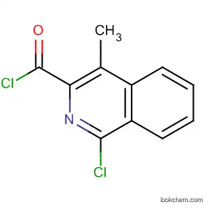 Molecular Structure of 89928-57-4 (3-Isoquinolinecarbonyl chloride, 1-chloro-4-methyl-)