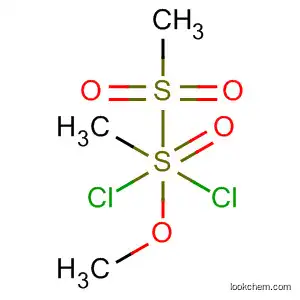 Molecular Structure of 89986-81-2 (Methanesulfinic acid, dichloro(methylsulfonyl)-, methyl ester)