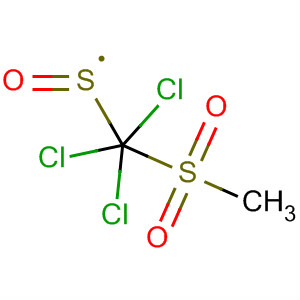 Molecular Structure of 89986-82-3 (Methanesulfinyl chloride, dichloro(methylsulfonyl)-)
