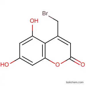 Molecular Structure of 90059-74-8 (4-(BroMoMethyl)-5,7-dihydroxy-2H-chroMen-2-one)