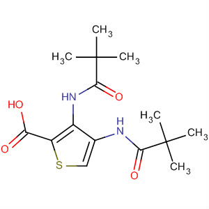 2-Thiophenecarboxylic acid, 3,4-bis[(2,2-dimethyl-1-oxopropyl)amino]-