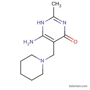 4(1H)-Pyrimidinone, 6-amino-2-methyl-5-(1-piperidinylmethyl)-