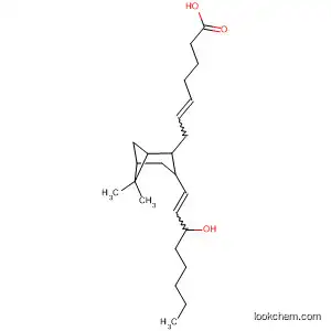 Molecular Structure of 90129-44-5 (5-Heptenoic acid,
7-[3-(3-hydroxy-1-octenyl)-6,6-dimethylbicyclo[3.1.1]hept-2-yl]-)