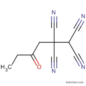 Molecular Structure of 90138-05-9 (1,1,2,2-Hexanetetracarbonitrile, 4-oxo-)