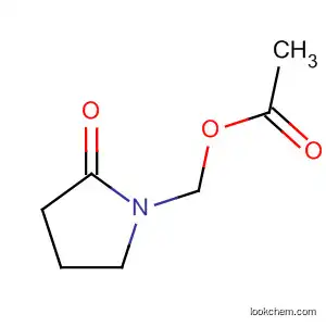 Molecular Structure of 109071-38-7 (1-[(acetyloxy)Methyl]-2-Pyrrolidinone)
