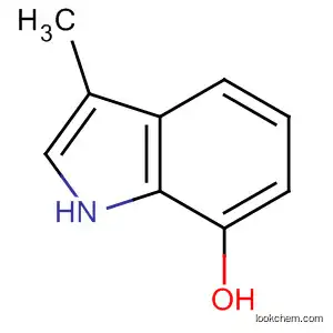 Molecular Structure of 1125-35-5 (1H-Indol-7-ol, 3-methyl-)
