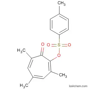 Molecular Structure of 118538-90-2 (2,4,6-Cycloheptatrien-1-one,
3,5,7-trimethyl-2-[[(4-methylphenyl)sulfonyl]oxy]-)
