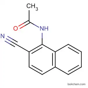 Molecular Structure of 129667-65-8 (Acetamide, N-(2-cyano-1-naphthalenyl)-)