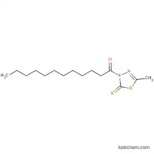 1,3,4-Thiadiazole-2(3H)-thione, 5-methyl-3-(1-oxododecyl)-
