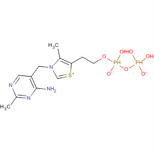 3-[(4-Amino-2-methyl-5-pyrimidinyl)methyl]-4-methyl-5-[4,6,6-trihydroxy-4,6-dioxo-3,5-dioxa-4,6-diphospha(V)hexan-1-yl]thiazol-3-ium