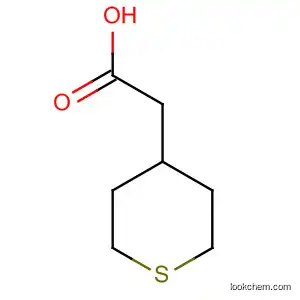 Molecular Structure of 137103-09-4 ((Tetrahydro-thiopyran-4-yl)-acetic acid)