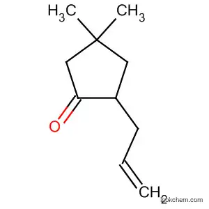 Molecular Structure of 138984-00-6 (Cyclopentanone, 4,4-dimethyl-2-(2-propenyl)-)