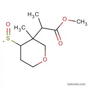 Molecular Structure of 139027-57-9 (2H-Thiopyran-3-propanoic acid, tetrahydro-3-methyl-4-oxo-, methyl
ester, (R)-)