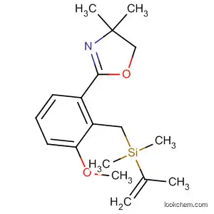 Molecular Structure of 139177-22-3 (Oxazole,
2-[2-[(dimethyl-2-propenylsilyl)methyl]-3-methoxyphenyl]-4,5-dihydro-4,4
-dimethyl-)