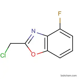 Molecular Structure of 139549-22-7 (Benzoxazole, 2-(chloromethyl)-4-fluoro-)