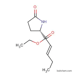 L-Proline, 1-(1-butenyl)-5-oxo-, ethyl ester, (E)-