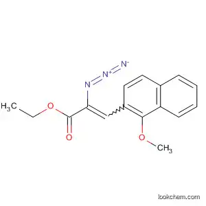 2-Propenoic acid, 2-azido-3-(1-methoxy-2-naphthalenyl)-, ethyl ester