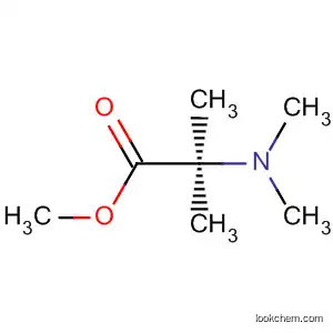 Molecular Structure of 140653-59-4 (DL-Alanine, N,N,2-triMethyl-, Methyl ester)