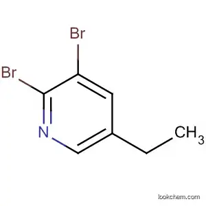 Molecular Structure of 142337-97-1 (Pyridine, 2,3-dibromo-5-ethyl-)