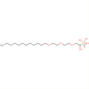 Molecular Structure of 14960-11-3 (Ethanol, 2-[2-[2-(dodecyloxy)ethoxy]ethoxy]-, hydrogen sulfate)