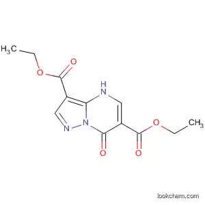 Molecular Structure of 155374-25-7 (Diethyl 7-oxo-4,7-dihydropyrazolo[1,5-a]-pyrimidine-3,6-dicarboxylate)