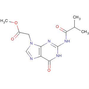 9H-Purine-9-acetic acid, 1,6-dihydro-2-[(2-methyl-1-oxopropyl)amino]-6-oxo-, methyl ester