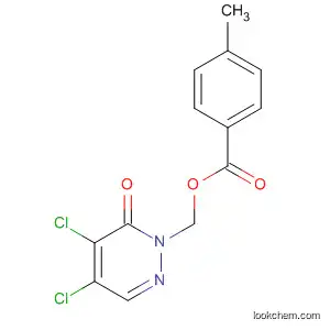 [4,5-DICHLORO-6-OXO-1(6H)-PYRIDAZINYL]METHYL 4-METHYLBENZENECARBOXYLATE