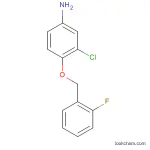 Molecular Structure of 179246-45-8 (4-(2-fluorobenzyloxy)-3-chlorobenzenaMine)