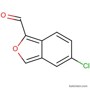 Molecular Structure of 23145-14-4 (2-Benzofurancarboxaldehyde, 5-chloro-)