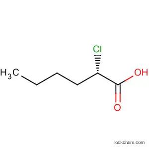 Molecular Structure of 32653-33-1 (Hexanoic acid, 2-chloro-, (2S)-)