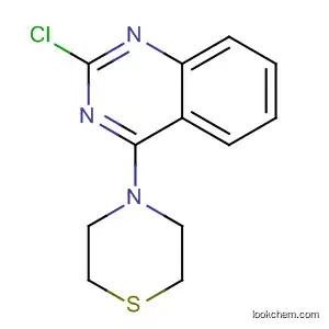 Molecular Structure of 39213-10-0 (4-(2-Chloroquinazolin-4-yl)thiomorpholine)