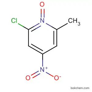 Molecular Structure of 40314-84-9 (2-CHLORO-6-METHYL-4-NITROPYRIDINE 1-OXIDE)