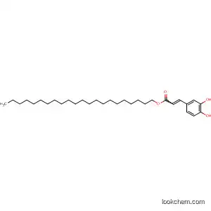 Molecular Structure of 50432-89-8 (2-Propenoic acid, 3-(3,4-dihydroxyphenyl)-, docosyl ester)