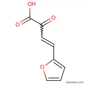 Molecular Structure of 5809-67-6 (3-Butenoic acid, 4-(2-furanyl)-2-oxo-)