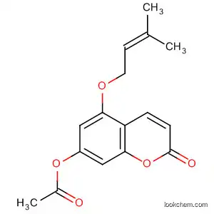 5-[(3-Methylbut-2-en-1-yl)oxy]-2-oxo-2H-1-benzopyran-7-yl acetate