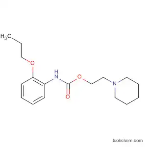 Molecular Structure of 69852-96-6 ((2-Propoxyphenyl)carbamic acid 2-piperidinoethyl ester)
