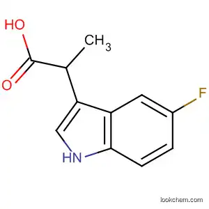 Molecular Structure of 7394-78-7 (3-(5-FLUORO-1H-INDOL-3-YL)PROPANOIC ACID)
