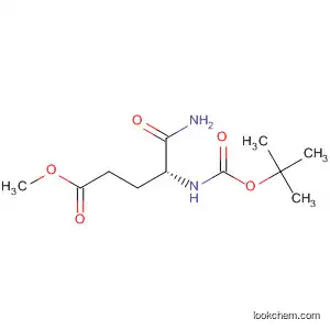 Pentanoic acid,
5-amino-4-[[(1,1-dimethylethoxy)carbonyl]amino]-5-oxo-, methyl ester,
(R)-