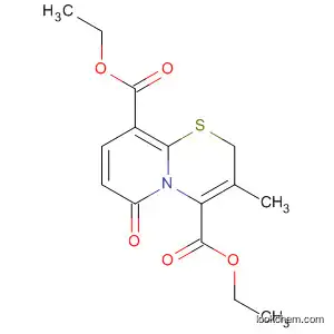 2H,6H-Pyrido[2,1-b][1,3]thiazine-4,9-dicarboxylic acid, 3-methyl-6-oxo-,
diethyl ester