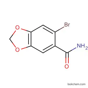 Molecular Structure of 82463-74-9 (6-bromo-1,3-benzodioxole-5-carboxamide)