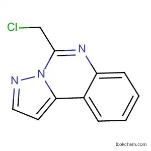 Molecular Structure of 91182-96-6 (Pyrazolo[1,5-c]quinazoline, 5-(chloromethyl)-)