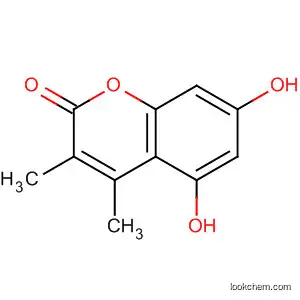 Molecular Structure of 103986-39-6 (5,7-Dihydroxy-3,4-dimethyl-2H-chromen-2-one)