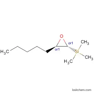 Molecular Structure of 120332-45-8 (Silane, trimethyl[(2R,3R)-3-pentyloxiranyl]-, rel-)