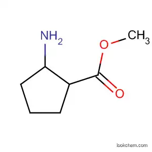 Molecular Structure of 170421-23-5 (Cyclopentanecarboxylic acid, 2-amino-, methyl ester, (1R,2R)-rel- (9CI))