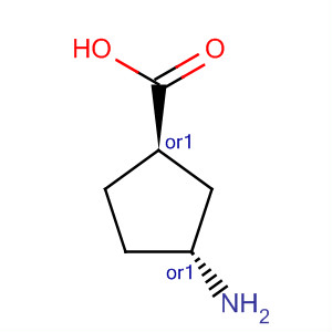 Cyclopentanecarboxylic acid, 3-amino-, (1R,3R)-rel-