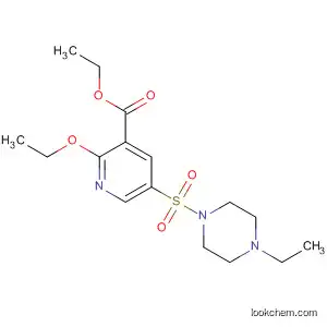 Ethyl 2-ethoxy-5-(4-ethyl-1-piperazinylsulfonyl)nicotinoate