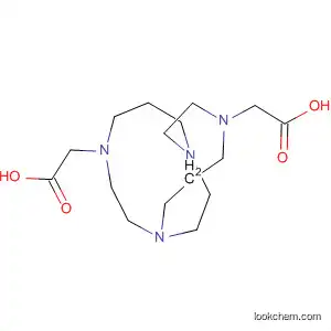 Molecular Structure of 313229-90-2 (1,4,8,11-Tetraazabicyclo[6.6.2]hexadecane-4,11-diacetic acid)