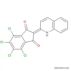 Molecular Structure of 34185-28-9 (4,5,6,7-tetrachloro-2-quinolin-2(1H)-ylidene-1H-indene-1,3(2H)-dione)