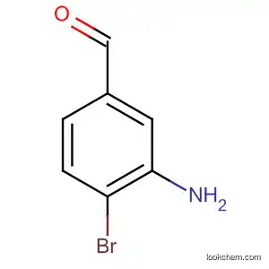 Molecular Structure of 359867-42-8 (3-AMINO-4-BROMO-BENZALDEHYDE)