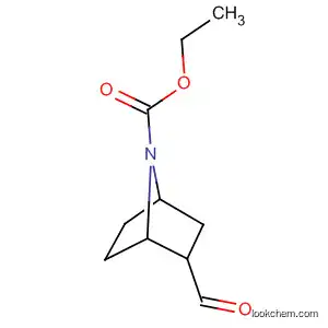 Molecular Structure of 389617-38-3 (7-Azabicyclo[2.2.1]heptane-7-carboxylic acid, 2-formyl-, ethyl ester)
